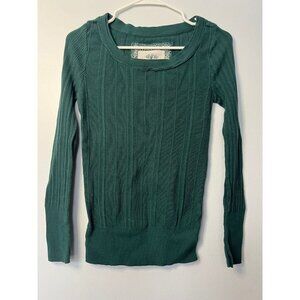 Mudd - Womens Y2K Green Long Sleeve  Sz. XL Jrs.